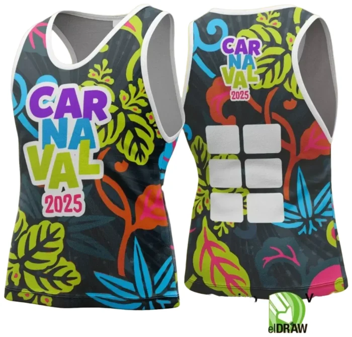 Arte Uniforme Camisa - Bloco Abadá Sublimação Carnaval - 2025