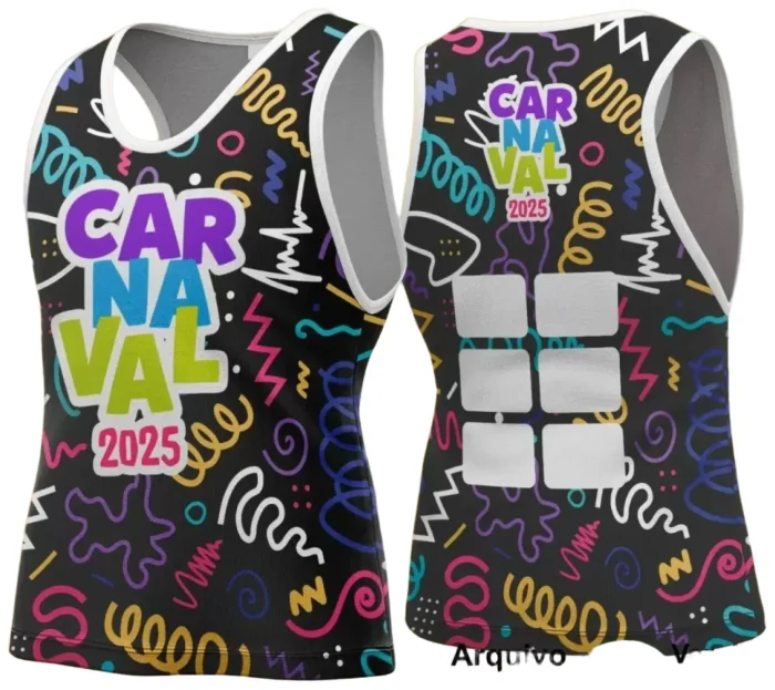 Arte Uniforme Camisa - Bloco Abadá Sublimação Carnaval - 2025