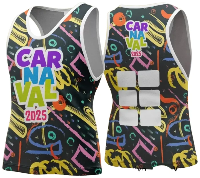 Arte Uniforme Camisa - Bloco Abadá Sublimação Carnaval - 2025