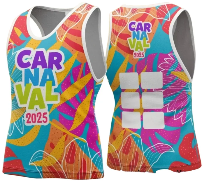 Arte Uniforme Camisa - Bloco Abadá Sublimação Carnaval - 2025
