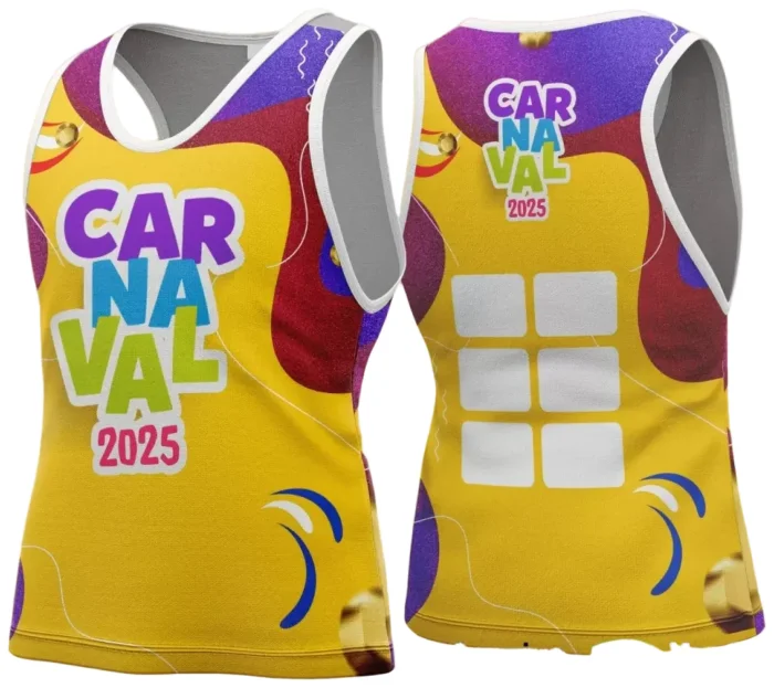 Arte Uniforme Camisa - Bloco Abadá Sublimação Carnaval - 2025