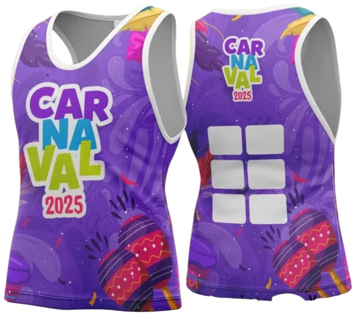 Arte Uniforme Camisa - Bloco Abadá Sublimação Carnaval - 2025