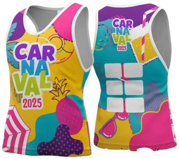 Arte Uniforme Camisa - Bloco Abadá Sublimação Carnaval - 2025