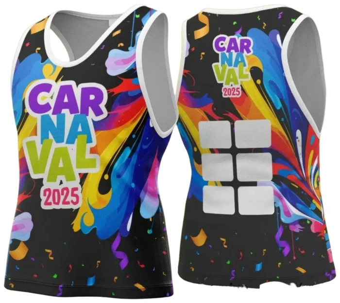 Arte Uniforme Camisa - Bloco Abadá Sublimação Carnaval - 2025
