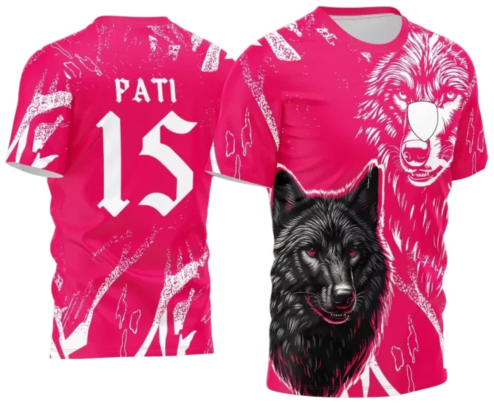 Arte Vetor Camisa Interclasse - Jogos Internos 2024 - Lobo Negro 