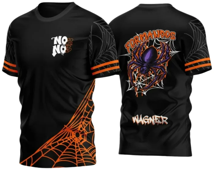 Arte Vetor Camisa  Interclasse Nono Ano Aranha  Laranja
