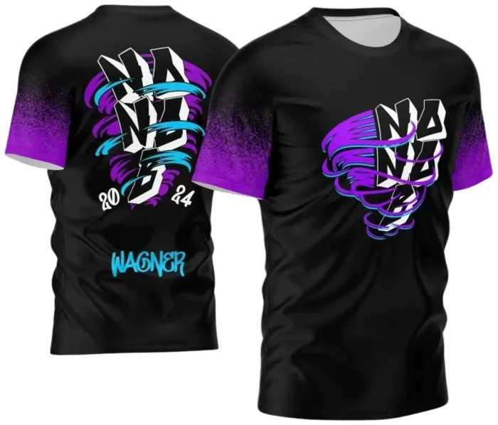 Arte para Camisa Nono Ano Furacão