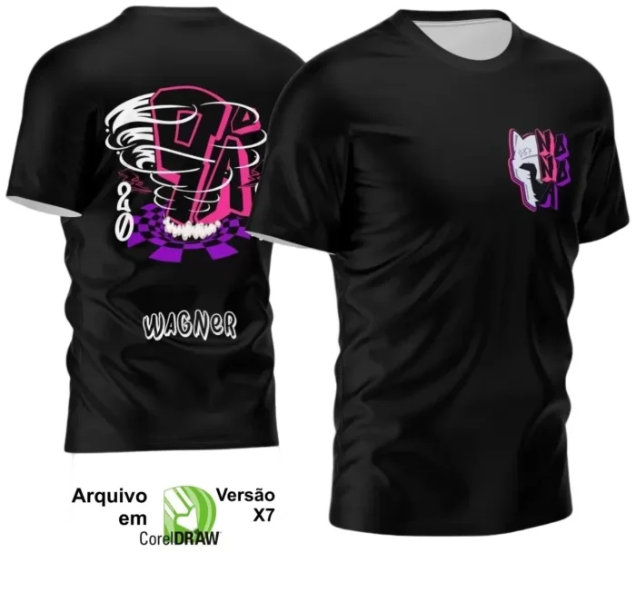 Arte para Camisa Nono Ano Furacão