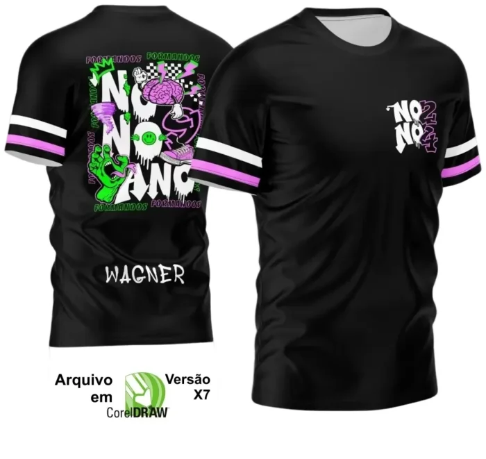 Arte para Camisa Nono Ano Cérebro