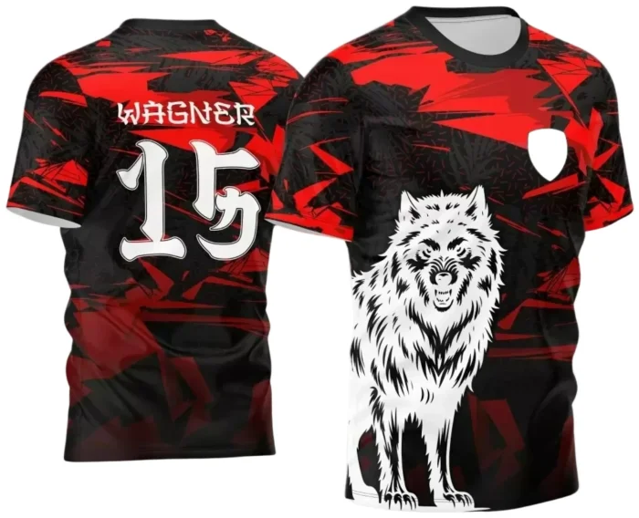 Arte para Camisa de Interclasse Lobo