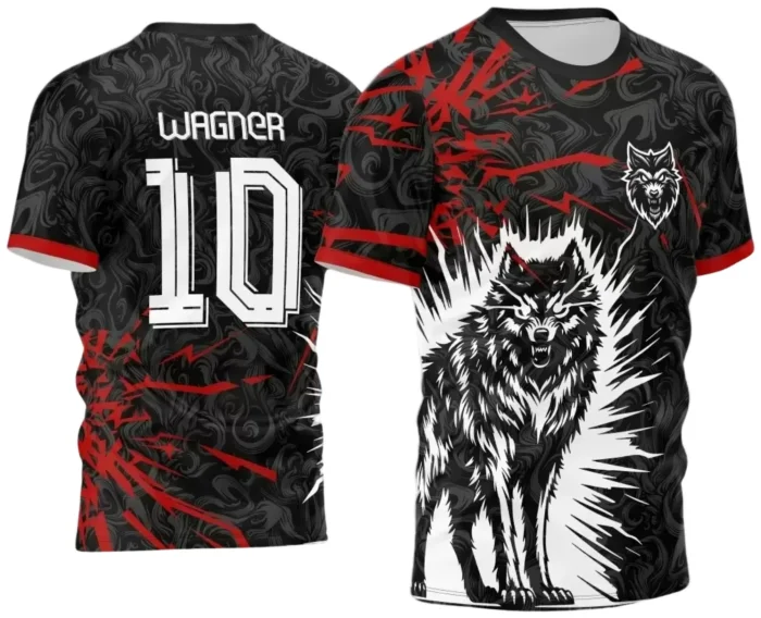 Arte para Camisa de Interclasse Lobo