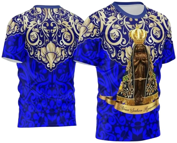 Arte Vetor Camisa Religião 204 - Nossa Senhora Aparecida 