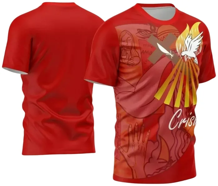 Arte Vetor Camisa Religião - Crisma 2024