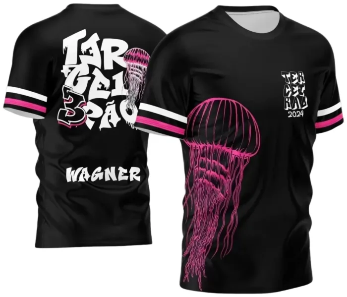 Arte para Camisa Terceirão Água-Viva