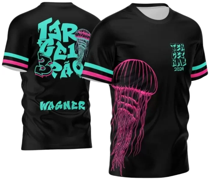 Arte para Camisa Terceirão Água-Viva