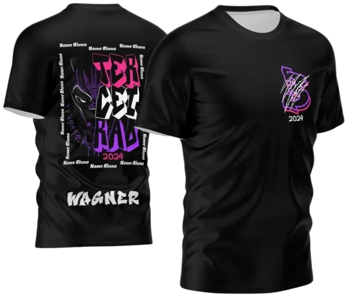 Arte para Camisa Terceirão Pantera