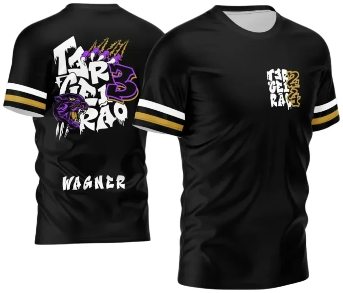 Arte para Camisa Terceirão Pantera Negra