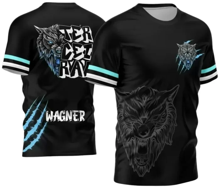 Template para Camisa Terceirão Lobo