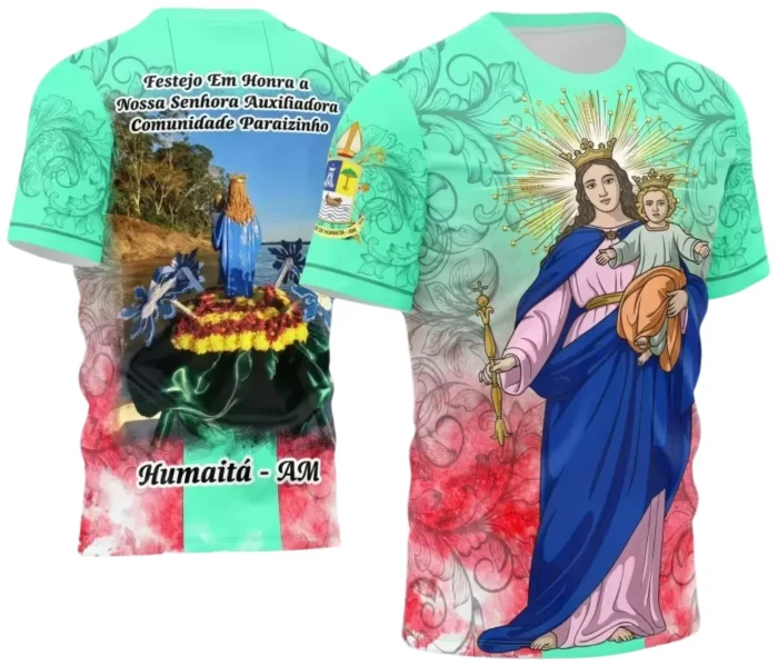 Arte para Camisa Nossa Senhora Auxiliadora