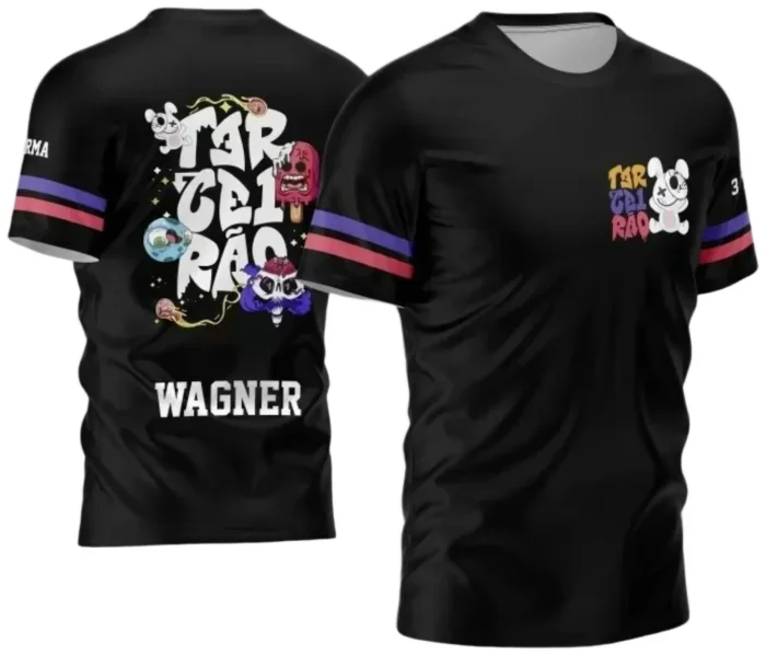 Arte Vetor Estampa Camisa Terceirão Animado 2024