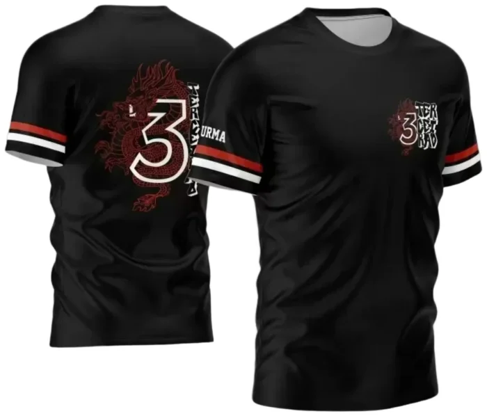 Arte Vetor Estampa Camisa Terceirão Dragão 2024 - Modelo 01