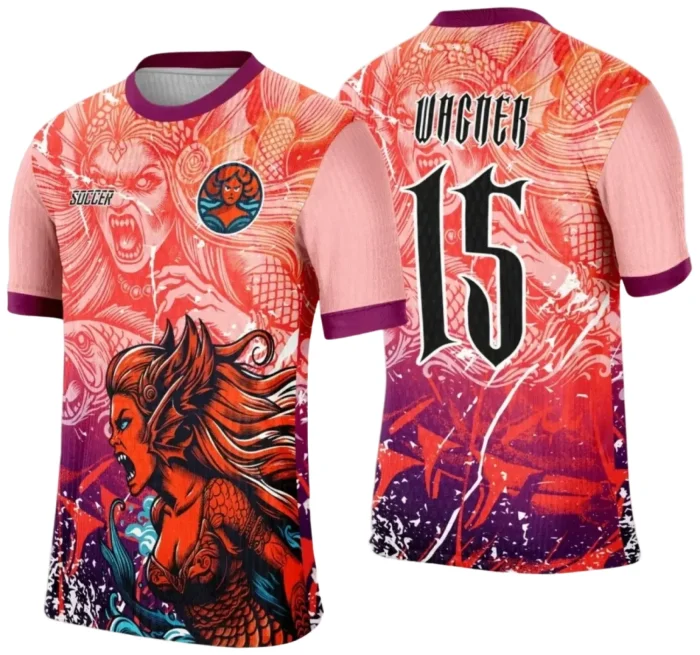 Camisa Interclasse Sereia – Design Escolar Criativo