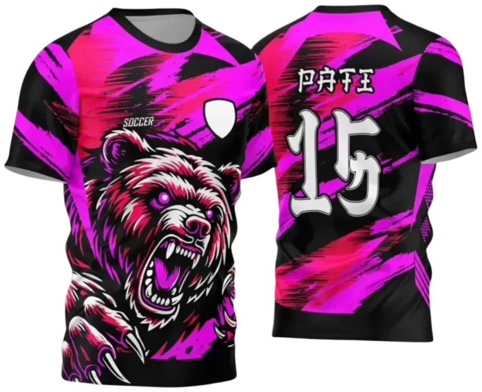 Camiseta de Interclasse 2025 com Urso – Arte Vetor Exclusiva
