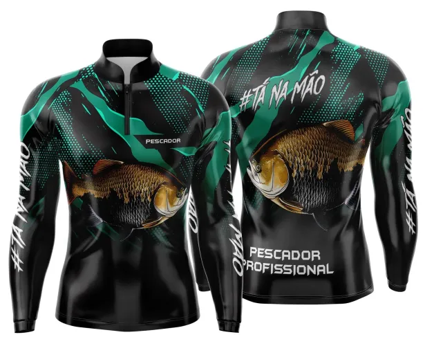 Camiseta de Pesca Esportiva Personalizada