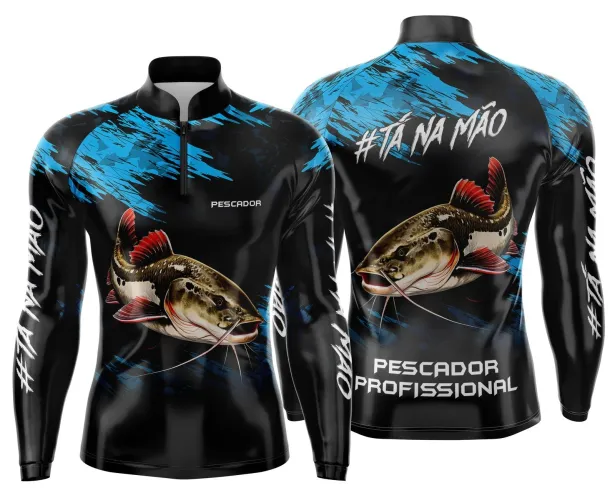Camiseta de Pesca Esportiva Personalizada