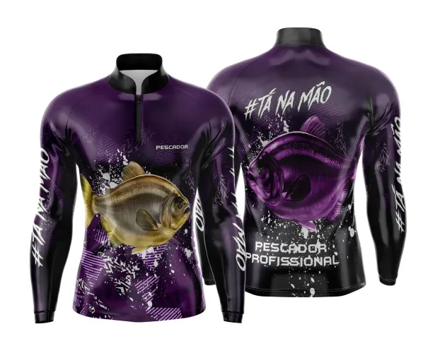 Camiseta de Pesca Esportiva Personalizada