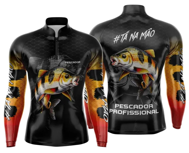 Camiseta de Pesca Esportiva Personalizada