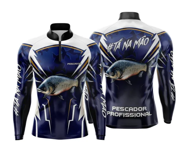 Camiseta de Pesca Esportiva Personalizada