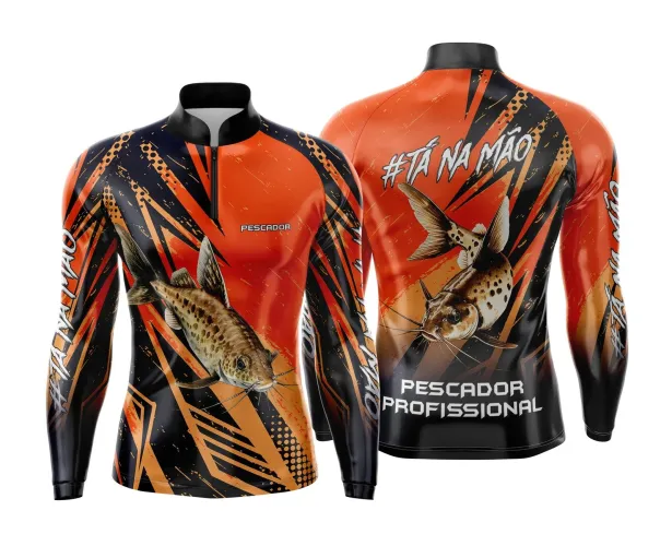 Camiseta de Pesca Esportiva Personalizada
