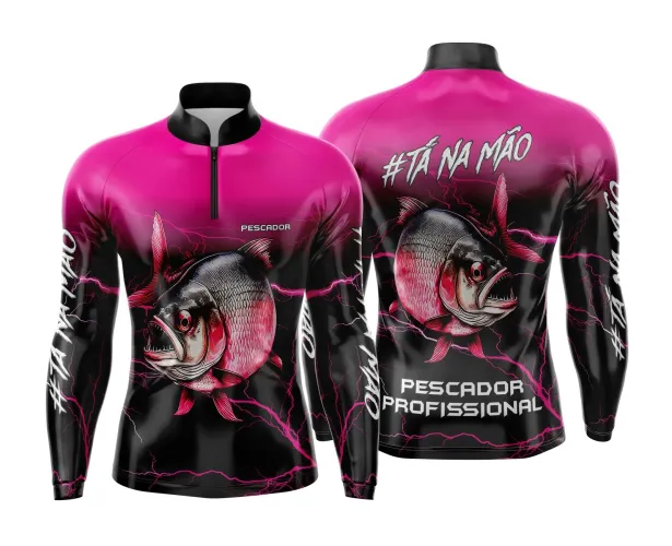 Camiseta de Pesca Esportiva Personalizada