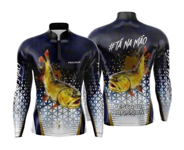 Camiseta de Pesca Esportiva Personalizada