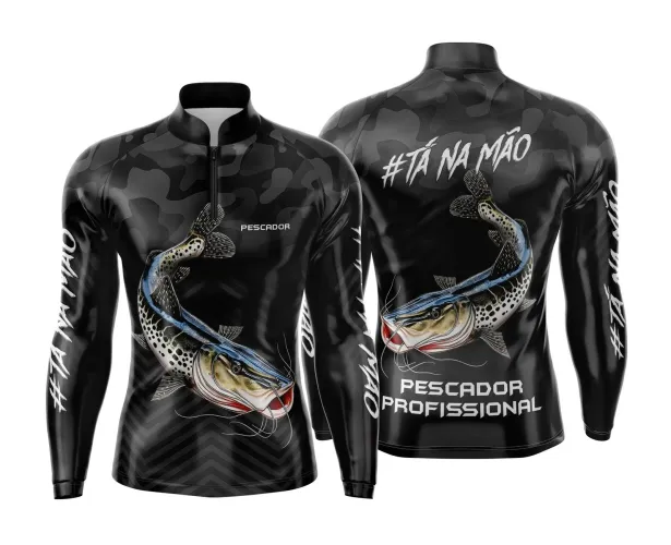 Camiseta de Pesca Esportiva Personalizada