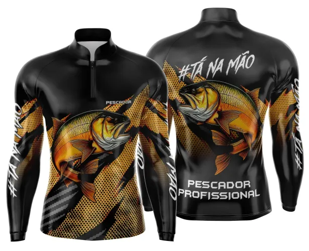 Camiseta de Pesca Esportiva Personalizada