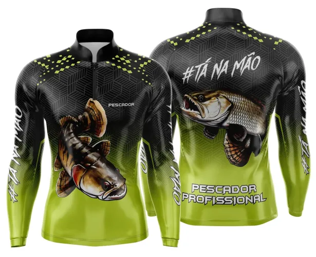 Camiseta de Pesca Esportiva Personalizada