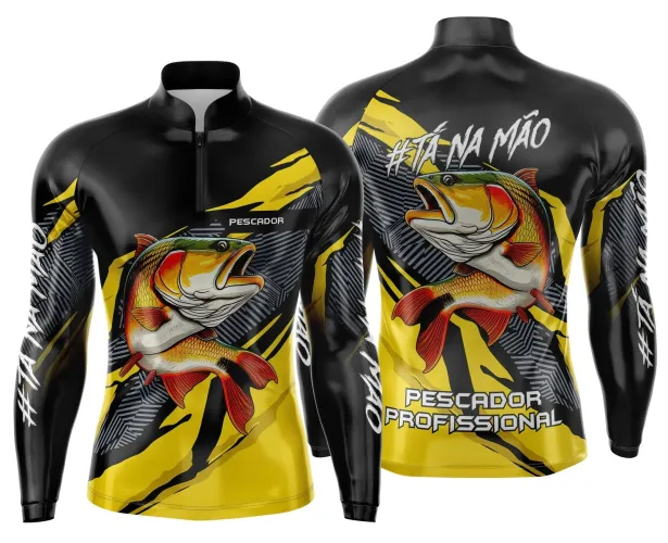 Camiseta de Pesca Esportiva Personalizada