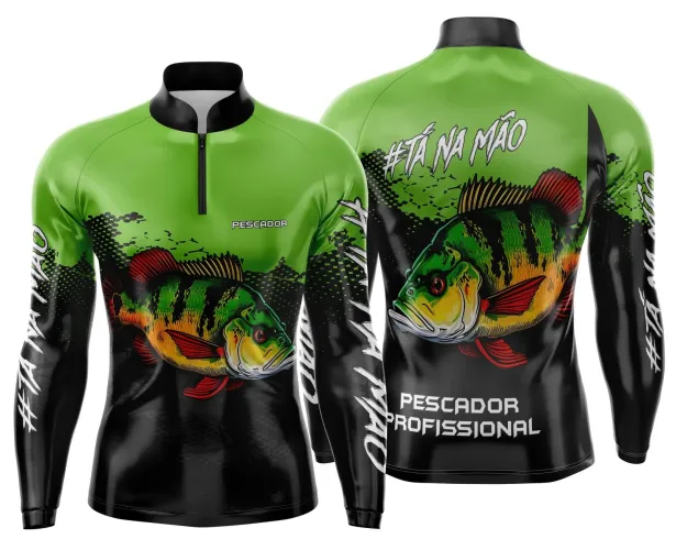 Camiseta de Pesca Esportiva Personalizada
