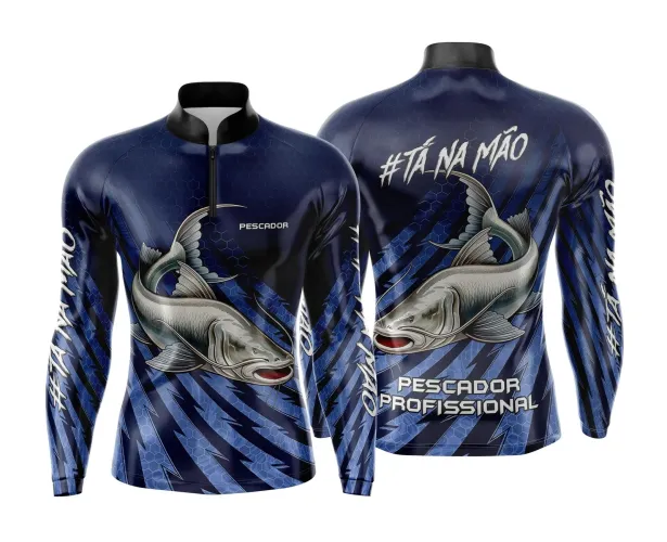 Camiseta de Pesca Esportiva Personalizada
