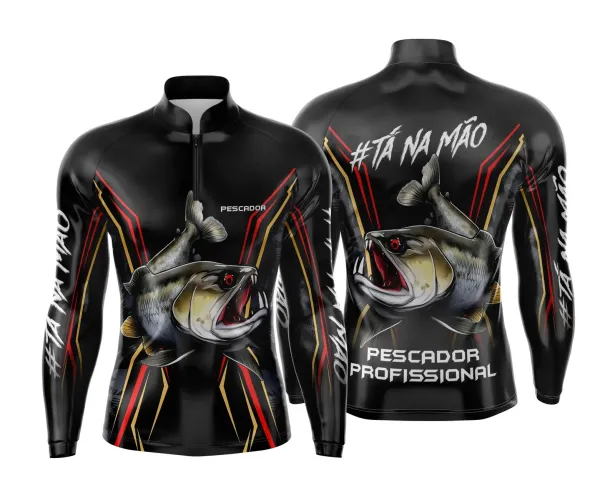 Camiseta de Pesca Esportiva Personalizada