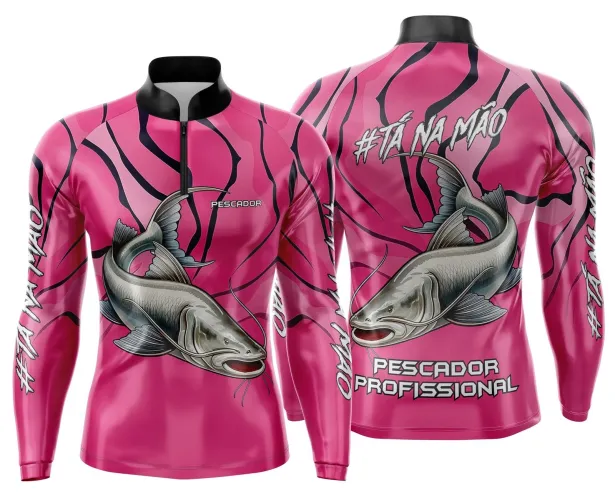 Camiseta de Pesca Esportiva Personalizada