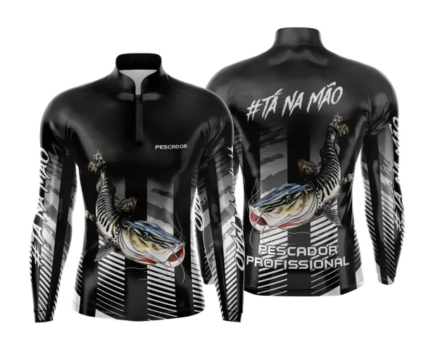 Camiseta de Pesca Esportiva Personalizada