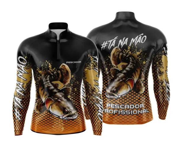 Camiseta de Pesca Esportiva Personalizada