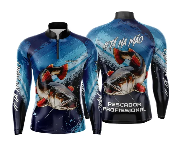 Camiseta de Pesca Esportiva Personalizada