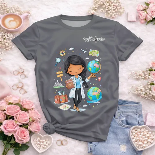 Camiseta de Professora Confortável para o Dia a Dia | Doces Desenhos