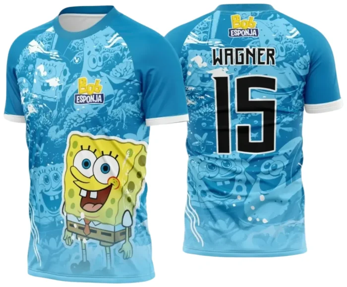 Camiseta Interclasse 2025: Estampa Bob Esponja

