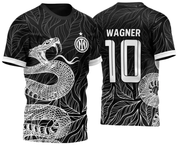 Camiseta Interclasse com Estampa de Cobra – Arte Digital