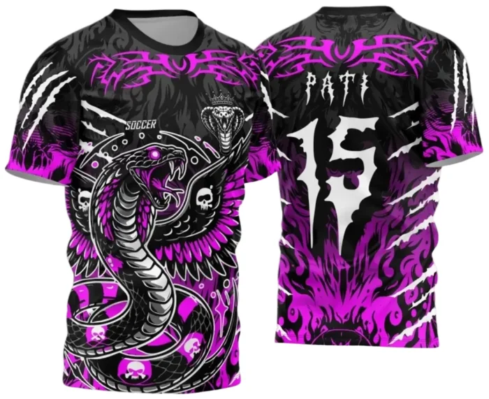 Camiseta Interclasse com Estampa de Cobra – Arte Exclusiva